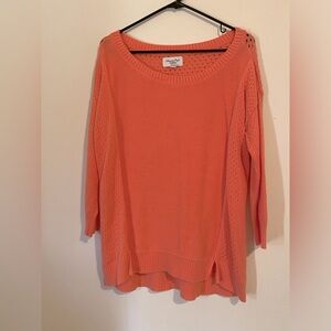 American Eagle Peach knitted top medium